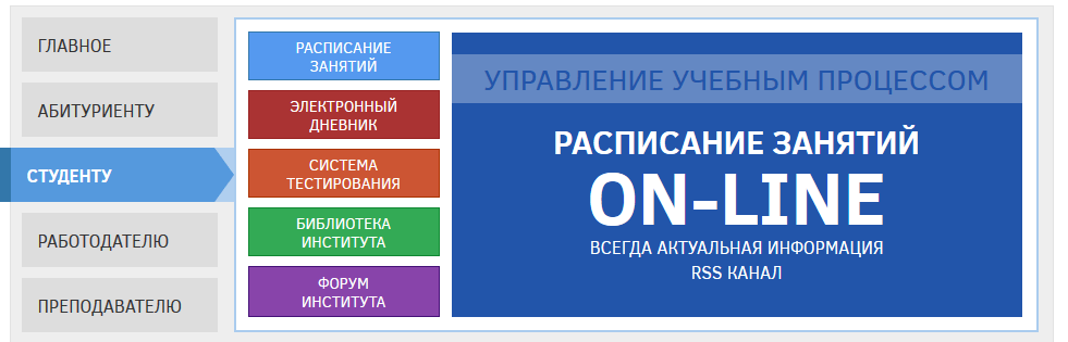 ТИЖТ: Вход в Электронный дневник, Сайт